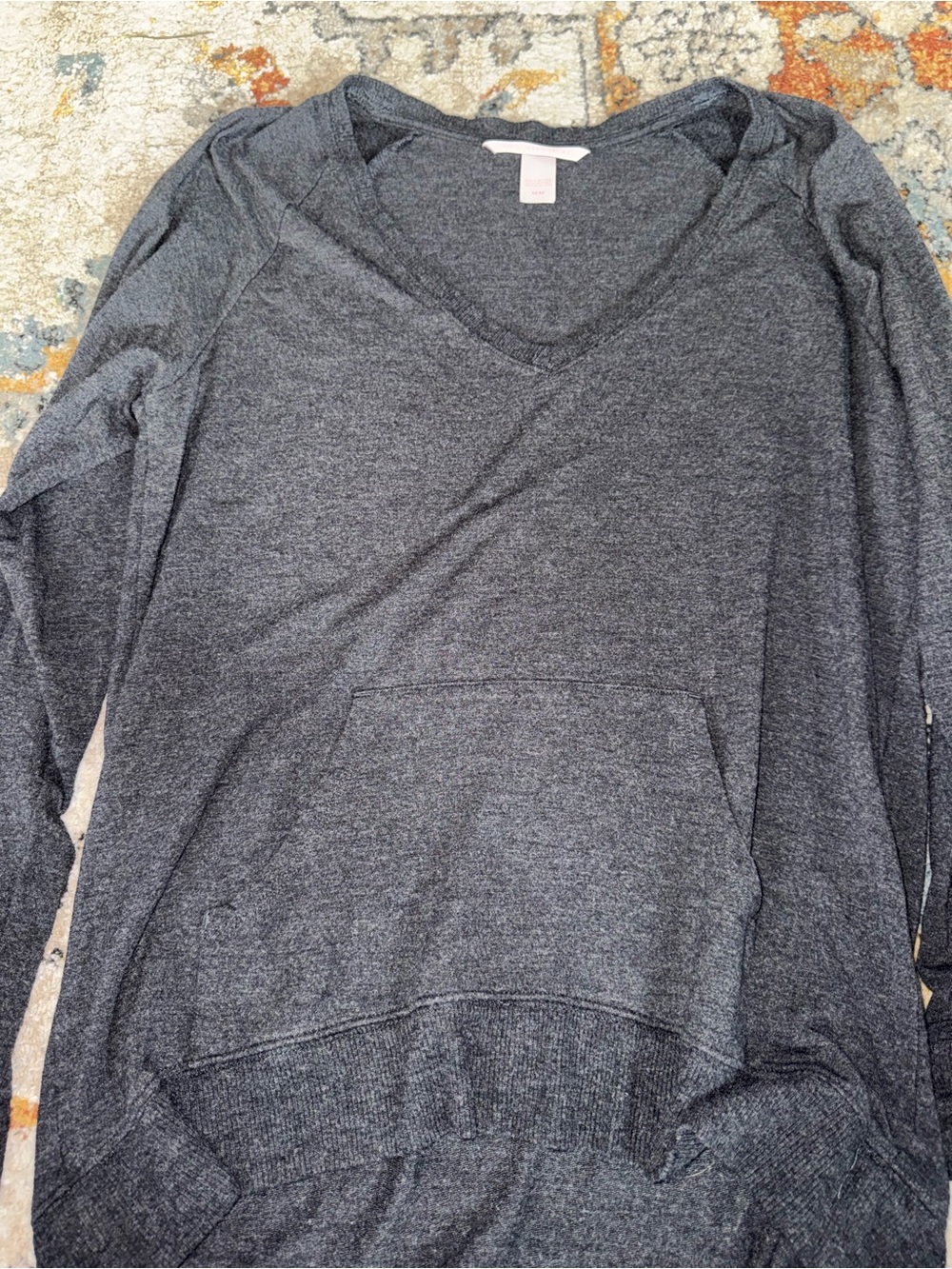 Victoria's Secret Heather Grey Loungewear Top - Size M